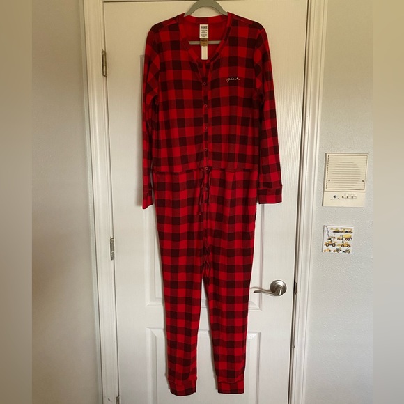 Victorias Secret PINK drawstring thermal onesie - Picture 3 of 4